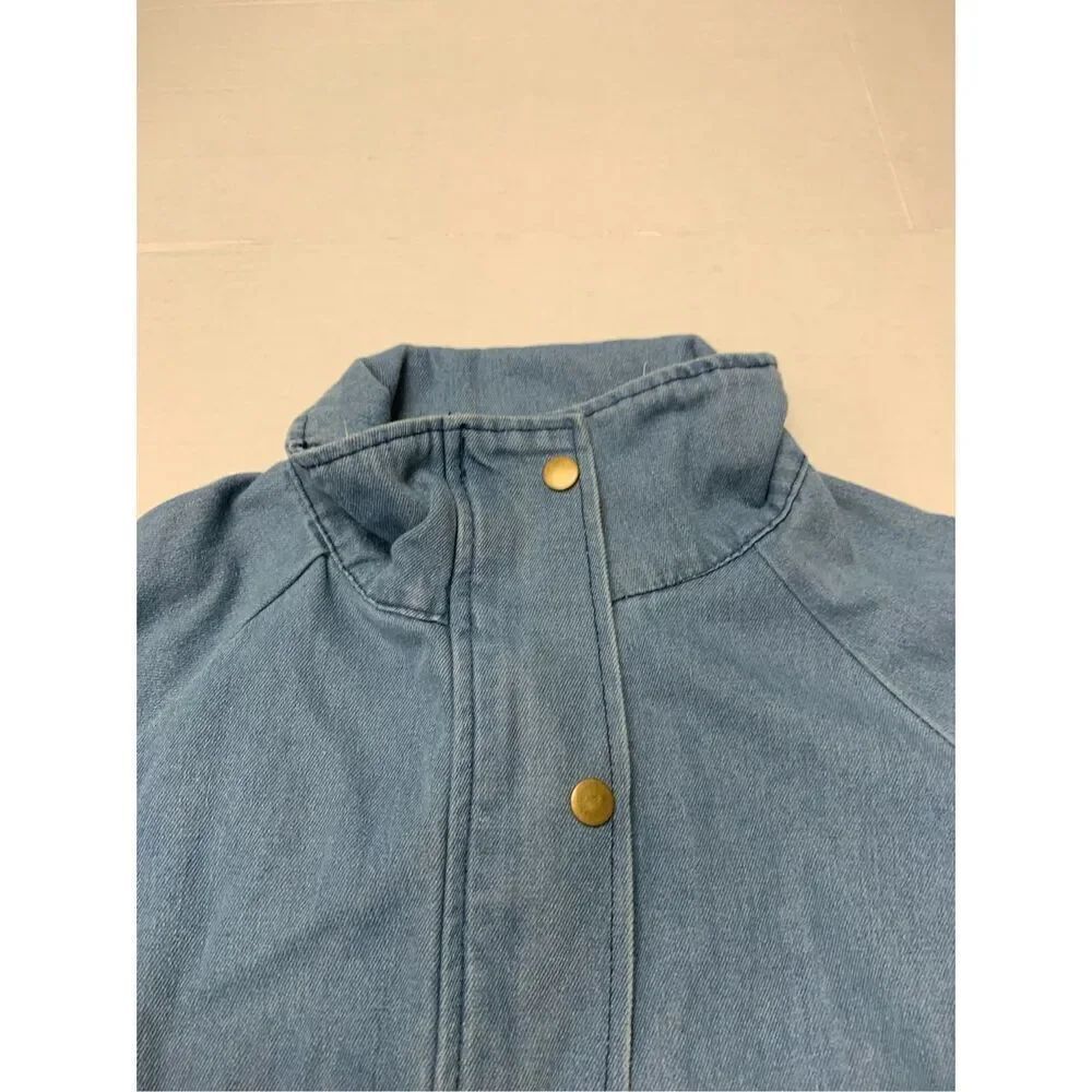 Denim Parka Style Jacket - Picture 4 of 6
